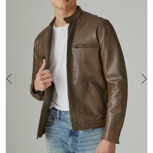 Lucky Brand Other - Lucky Brand Triumph Bonneville Leather Jacket